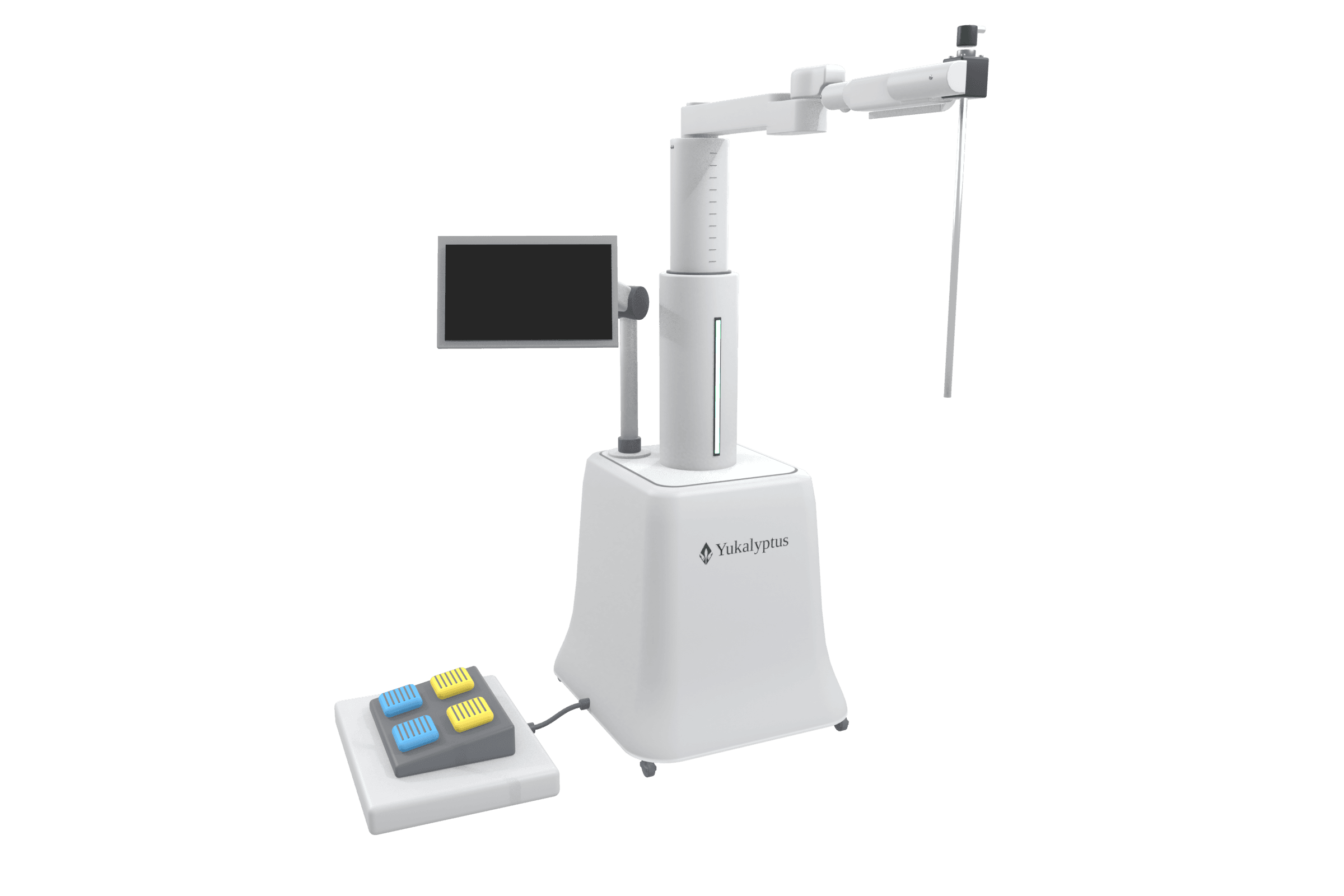 Yukalyptus LumaArm, a surgeon-controlled robotic camera positioner